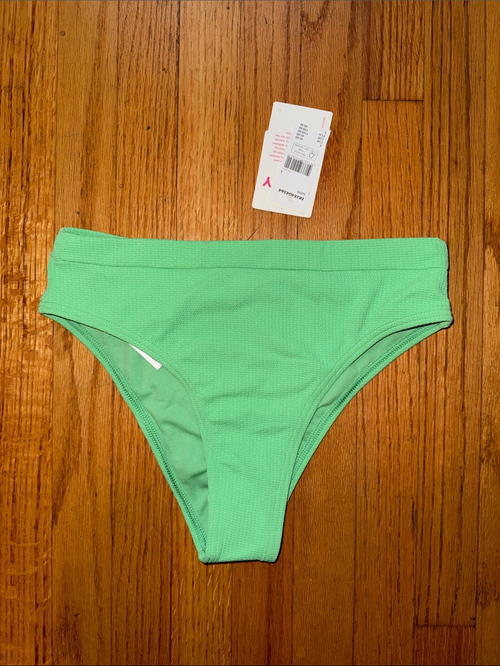Roxy Mint Green Bikini Bottom Small NWT